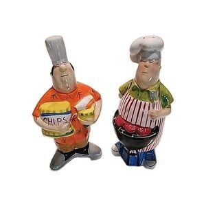 Certified International Tracy Flickinger "Masters Of The Grill" Salt Pepper 6 in